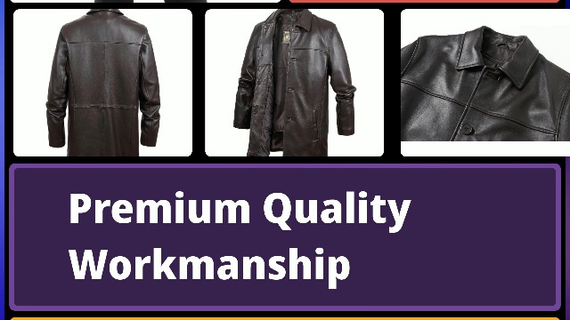 REED EST. 1950 Men's Jacket Genuine Lambskin Leather Four Button